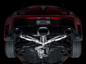 Toyota GR Corolla Performance Exhaust - AWE Tuning - Cat Back Touring Edition - Diamond Black - `23-`27